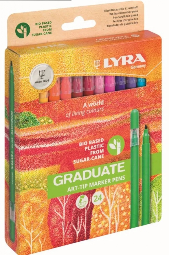 Lyra graduate art-tip Pen viltstiften, assortiment 24 st kopen?