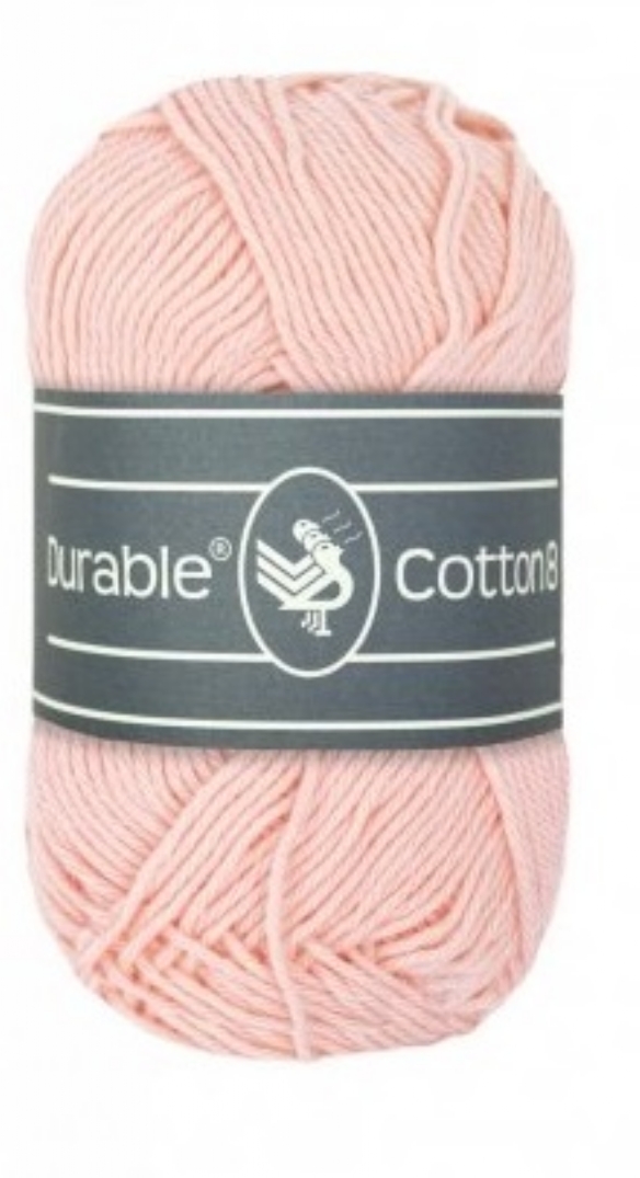 Durable cotton 8, katoenen breigaren/haakgaren, 50 gram, 203 Light Pink kopen?