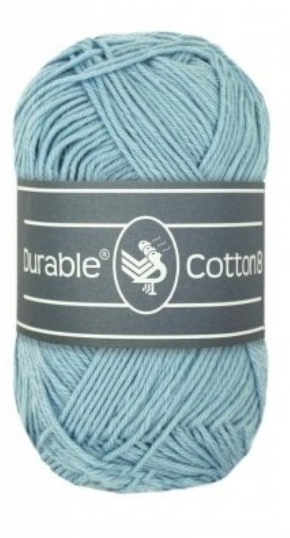 Durable cotton 8, katoenen breigaren/haakgaren, 50 gram, 2124 Baby Blue kopen?