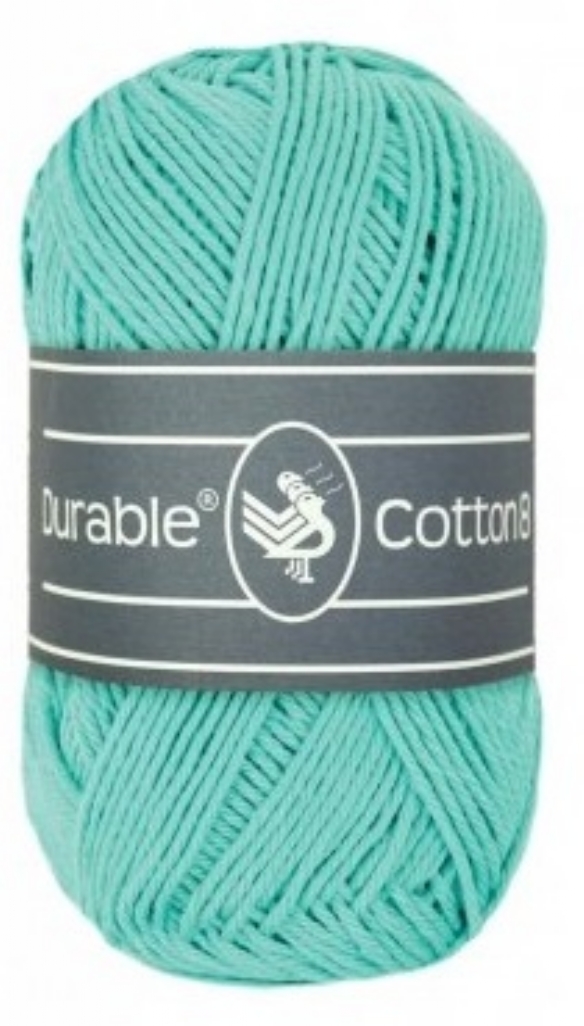 Durable cotton 8, katoenen breigaren/haakgaren, 50 gram, 337 Light Aqua kopen?