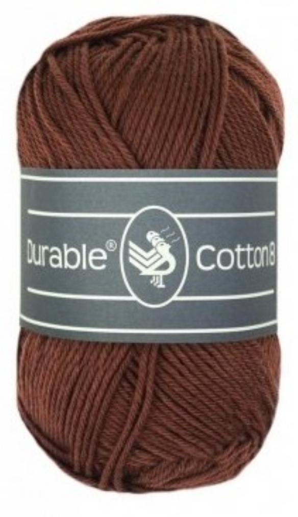 Durable cotton 8, katoenen breigaren/haakgaren, 50 gram, 385 Coffee kopen?