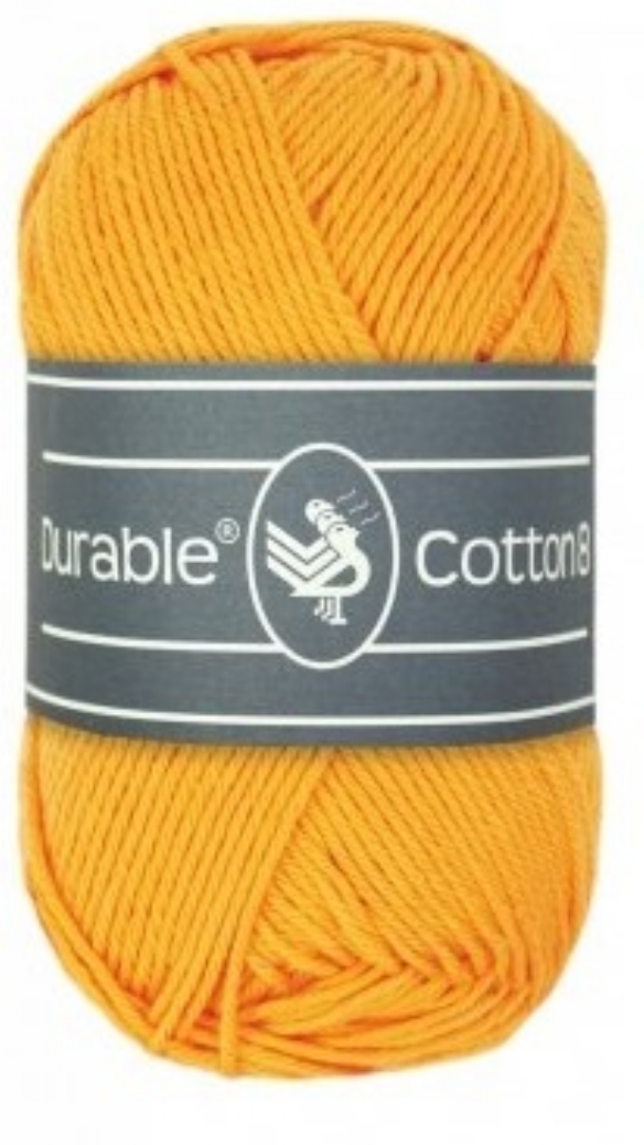 Durable cotton 8, katoenen breigaren/haakgaren, 50 gram, 2178 Sunflower kopen?