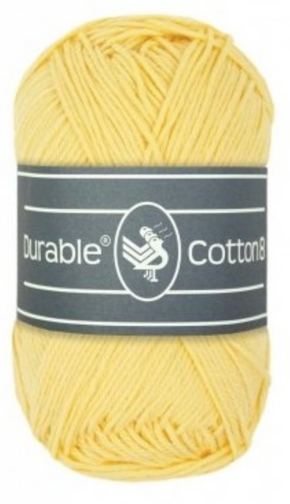 Durable cotton 8, katoenen breigaren/haakgaren, 50 gram, 274 Light Yellow kopen?