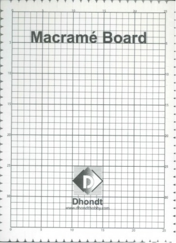 tunnel Beschaven echo Marcame board/Macrame bord, 29 x 39 cm kopen? | LTC Leiden