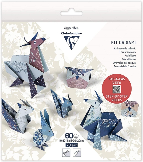 menu gans Baron Origami papier kit bosdieren, 70gr, 3 formaten, 60 vel kopen? | LTC Leiden