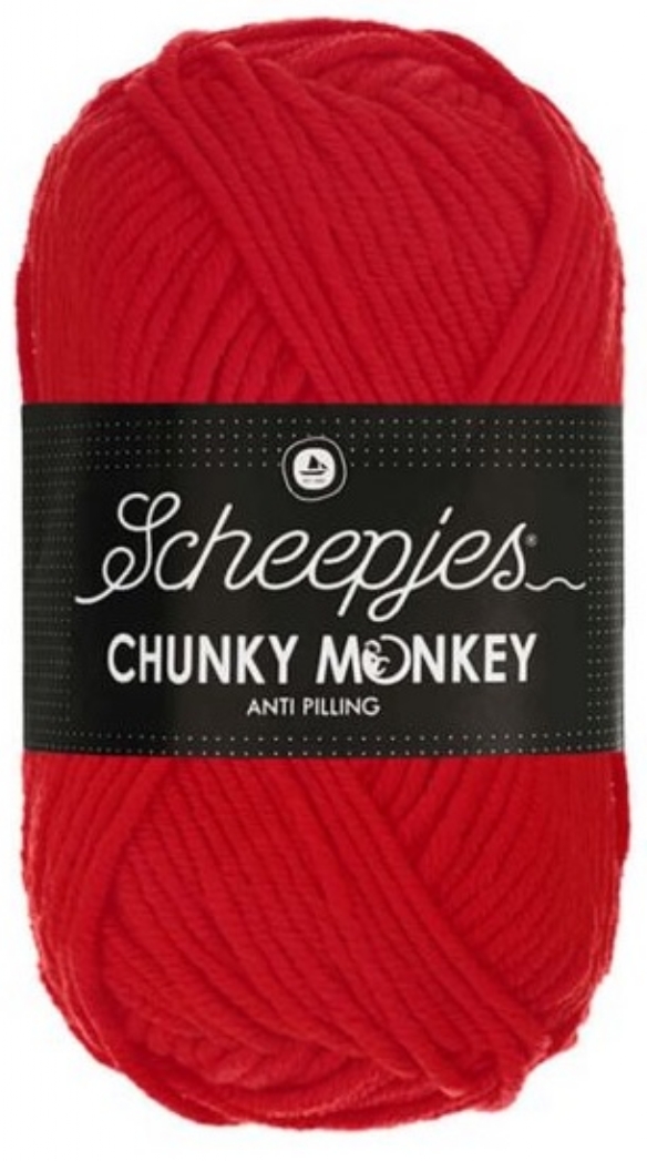 Chunky Monkey acrylwol 100 gram 1010 rood kopen?