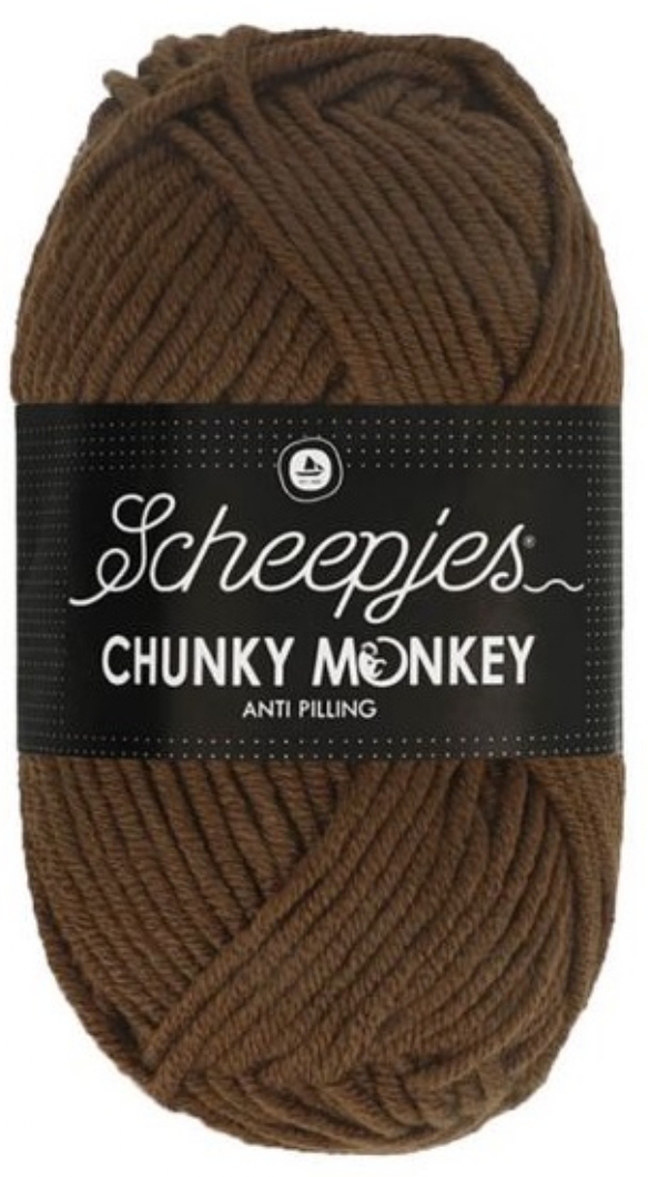 Chunky Monkey acrylwol 100 gram 1054 bruin kopen?