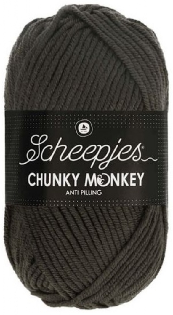 Chunky Monkey acrylwol 100 gram 2018 donkergrijs kopen?