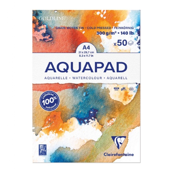 Clairfontaine Goldline Aquapad aquarelbloc, 300 gr, A4, 50 vel kopen?