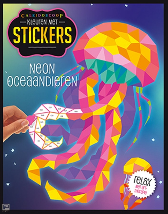 Kleuren met stickers, neon oceaandieren kopen?