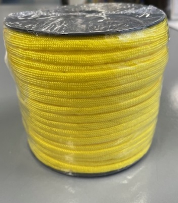 OUTLET Paracord / koord / touw, 4mm, 50 meter, geel kopen?