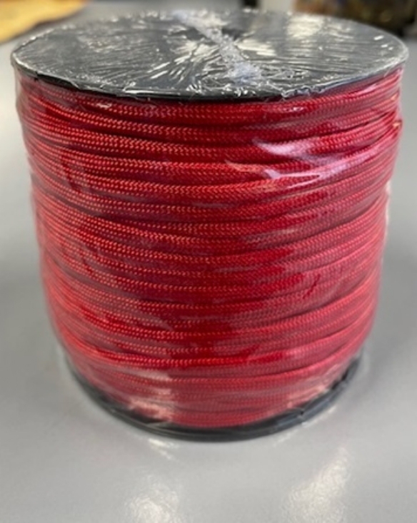 OUTLET Paracord / koord / touw, 4mm, 50 meter, rood kopen?