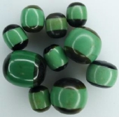 OUTLET Summerbeads kunststof kralen, groen, 10 stuks  kopen?