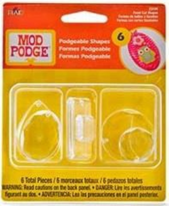 OUTLET Mod podge Podgeable facetgesneden vormen, 6 stuks kopen?