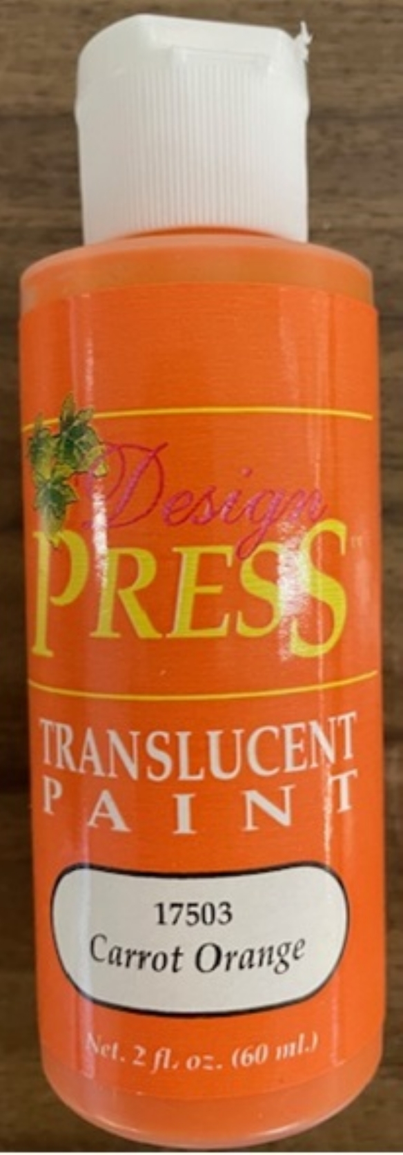 OUTLET Design press transparant acrylverf, 60 ml, oranje kopen?