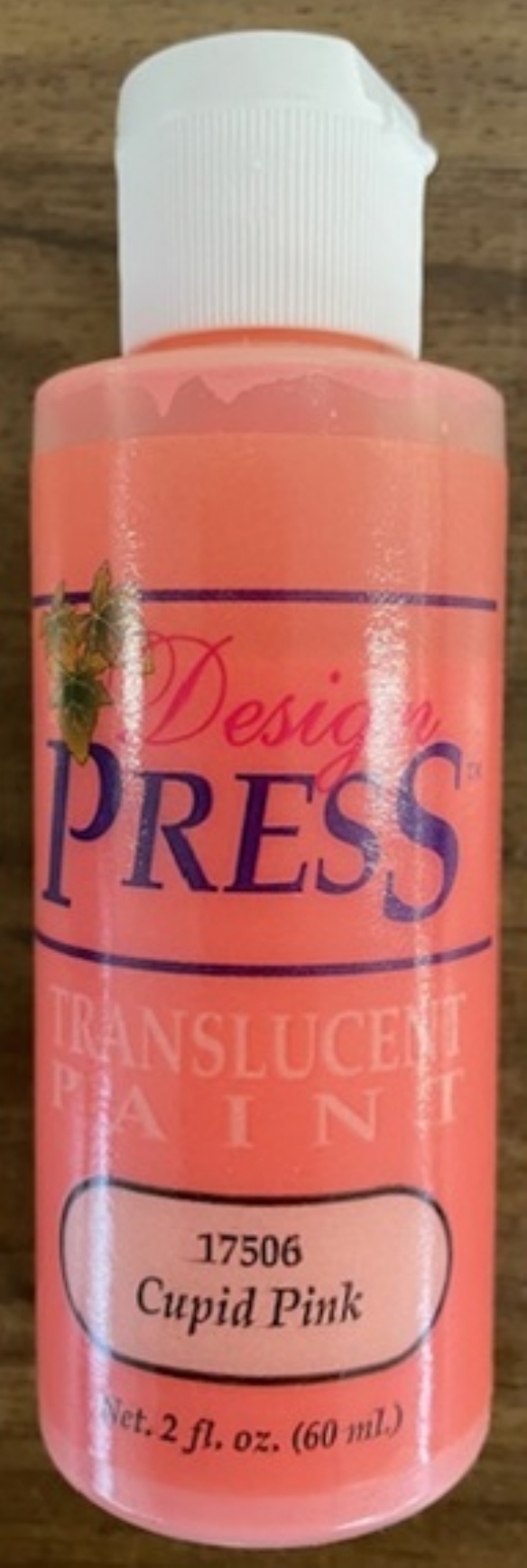 OUTLET Design press transparant acrylverf, 60 ml, cupido roze kopen?