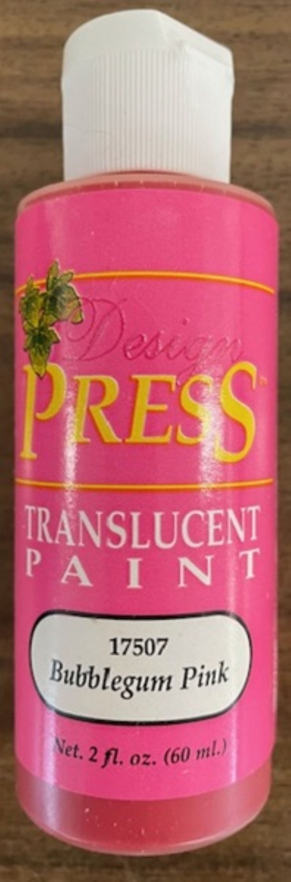 OUTLET Design press transparant acrylverf, 60 ml, bubblegum roze kopen?