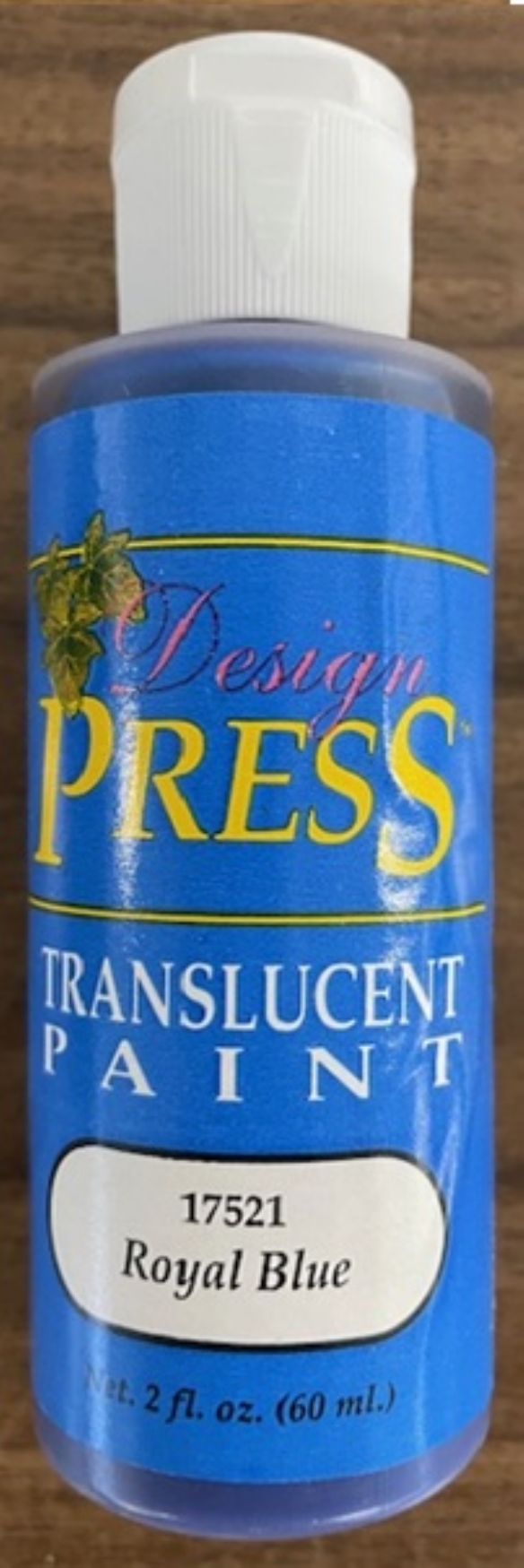 OUTLET Design press transparant acrylverf, 60 ml, koningsblauw kopen?