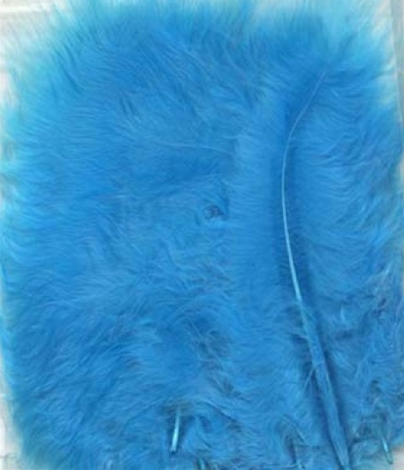 OUTLET Marabou donsveren 10-12 cm, 15 stuks, turquoise kopen?