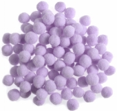 OUTLET Pompoentjes/pompons/pompoms, 13 mm, 80 st, lila kopen?