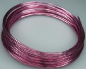 OUTLET Alu draad / aluminiumdraad, 0.7 mm, 25 meter roze kopen?