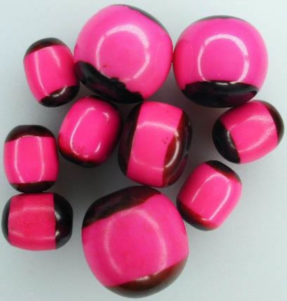 OUTLET Summerbeads kunststof kralen, fuchsia, 10 stuks  kopen?