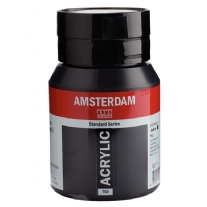 Talens Amsterdam acrylverf, 500 ml, 702 Lampenzwart