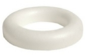 Styropor ring / piepschuim ring / tempex ring, halfrond, 17 cm