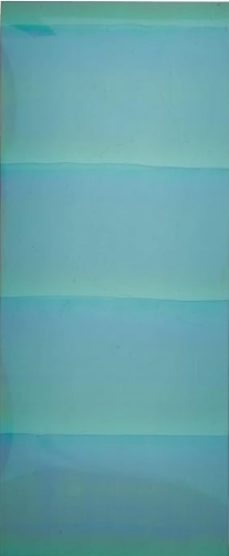 OUTLET Elizabeth - mylar shimmer sheetz folie, 12.5 x 30.5 cm, 3 vel, blue iris