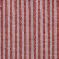 Bedrukte katoenen stof, 45 x 50 cm, rood gestreept